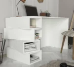 طاولة دراسة باللون الأبيض موديل Jenga - الصورة 4