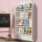 ⁦خزانة كتب باللون الأبيض موديل Montessori⁩ - الصورة ⁦6⁩