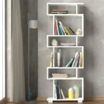⁦خزانة كتب باللون الأبيض موديل Blok⁩ - الصورة ⁦3⁩