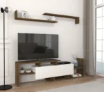 ⁦طاولة تلفزيون باللون الأبيض موديل Dream⁩ - الصورة ⁦3⁩