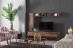 طقم طاولة تلفزيون موديل Alinda