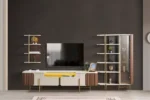 طقم طاولة تلفزيون موديل Asya 1